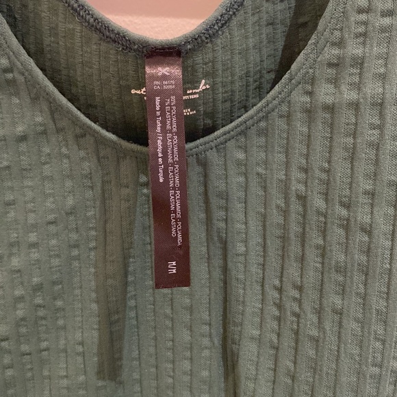 Out From Under Forest Green Cropped T-Shirt - Picture 5 of 5